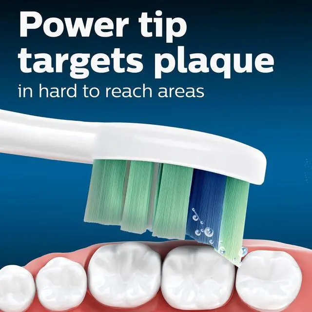 Alt view image 4 of 5 - Philips Sonicare Genuine C2 Optimal Plaque Control Toothbrush Heads - 3 Brush Heads - White  HX9023/65