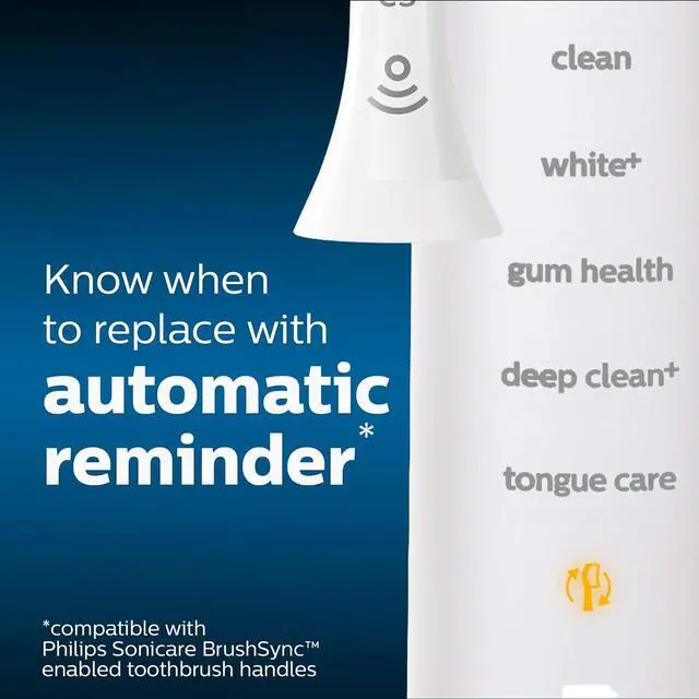Alt view image 5 of 5 - Philips Sonicare Genuine C2 Optimal Plaque Control Toothbrush Heads - 3 Brush Heads - White  HX9023/65