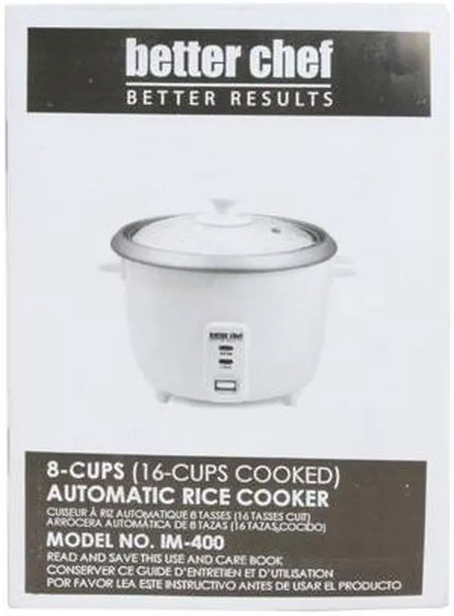 Alt view image 13 of 15 - Better Chef IM-400 Magenta 8-Cup Rice Cooker