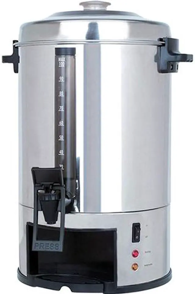 Main image of Better Chef IM-151 100 Cup Coffee Maker, Stainless Steel