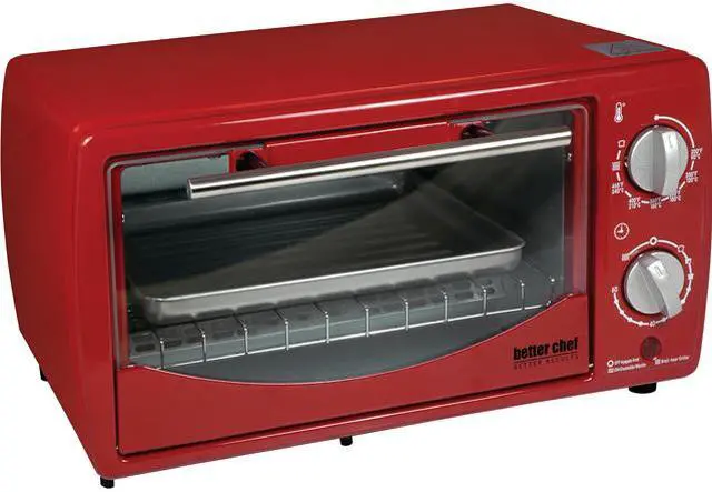Main image of Better Chef IM-257R Red 9 Liter Toaster Oven Broiler