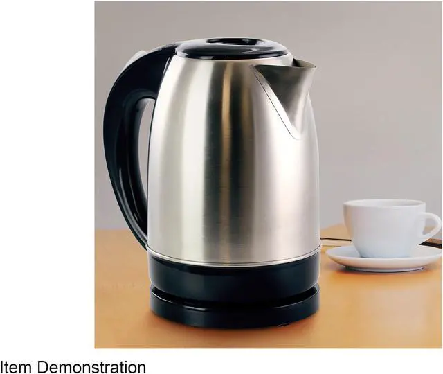 Alt view image 4 of 4 - Better Chef IM-170S 1.7 L Cordless Stainless Steel Electric Tea Kettle