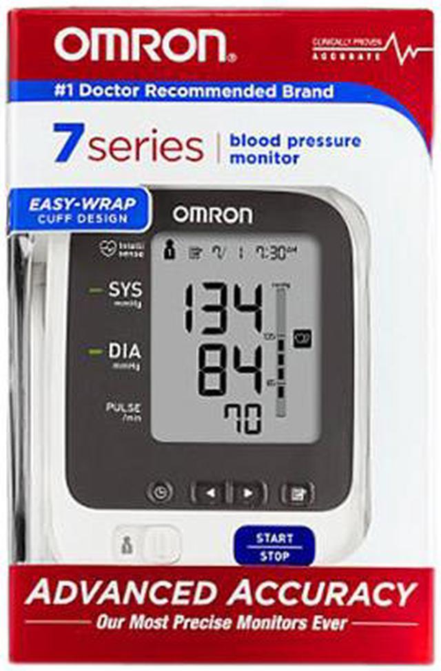 Alt view image 2 of 3 - Omron BP760N 7 Series Upper Arm Blood Pressure Monitor with Cuff that fits Standard and Large Arms