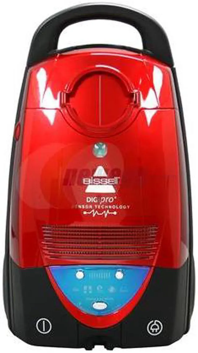 Alt view image 2 of 12 - BISSELL 6900 DigiPro Canister Vacuum Cleaner Red