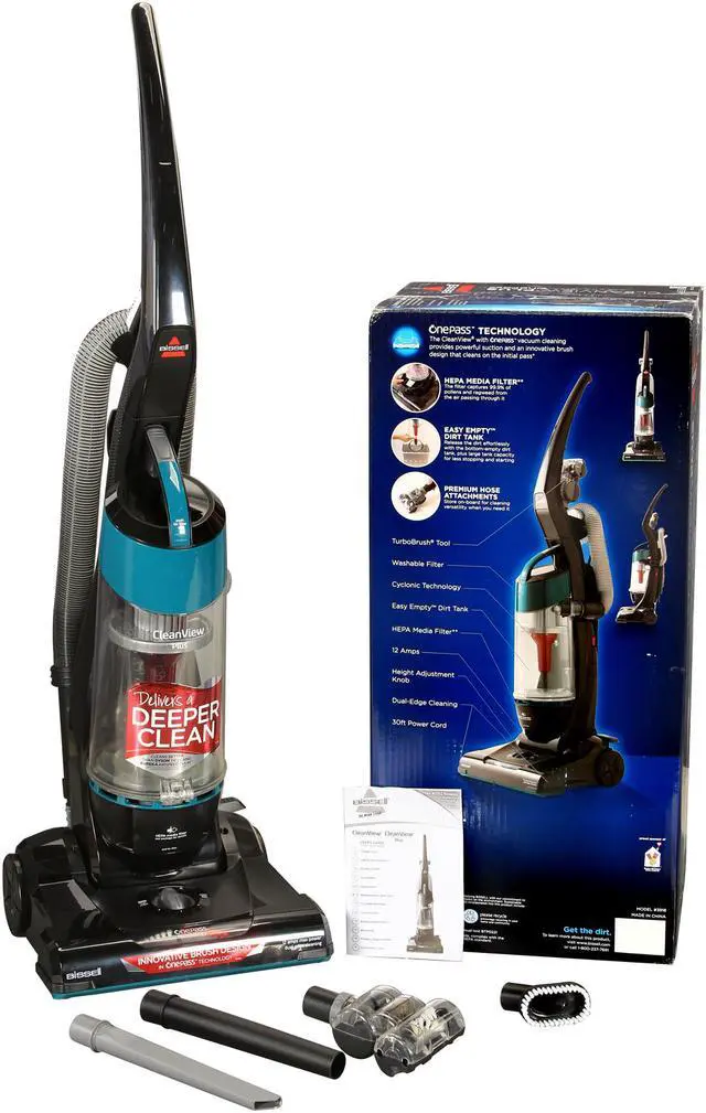 Alt view image 9 of 9 - BISSELL 3918 CleanView Plus Vacuum with OnePass Technology Black and Alexandria
