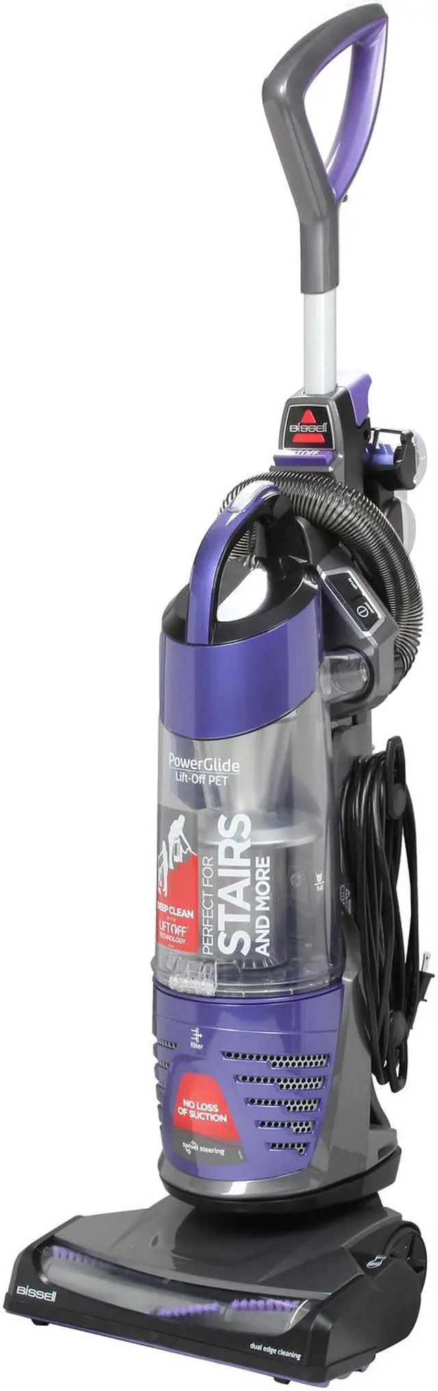 Alt view image 2 of 10 - BISSELL 2763 PowerGlide Pet Vacuum with Lift-Off Technology with Pet TurboEraser Tool, 5-Year Warranty