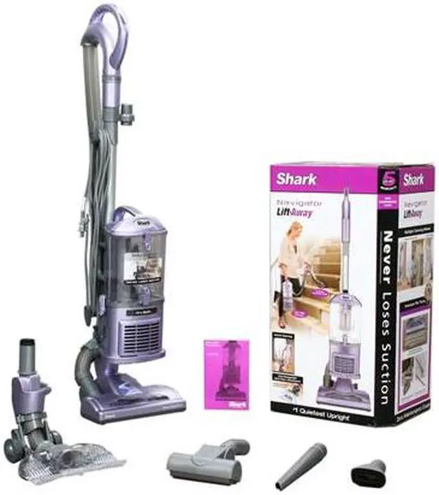 Alt view image 9 of 9 - Shark NV350 Navigator Lift-Away Bagless Upright Vacuum Blue