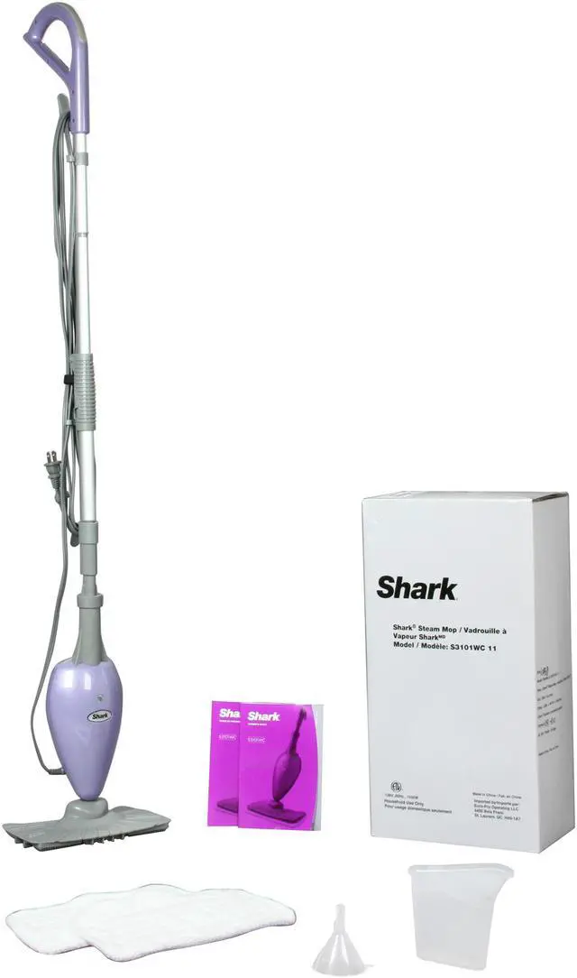 Alt view image 7 of 7 - Euro-Pro Shark S3101WC Electric Steam Mop - White Carton Box