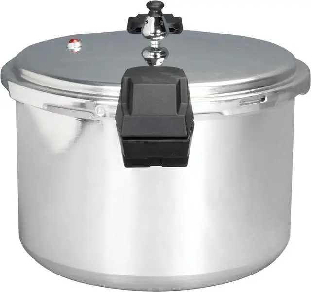 Alt view image 3 of 6 - Mirro 92116 Polished Aluminum 5 / 10 / 15-PSI Pressure Cooker / Canner Cookware, 16-Quart, Silver