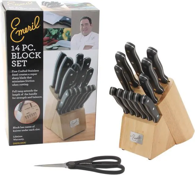 Alt view image 7 of 7 - Emerilware STG9389SH 14-Piece Block Set