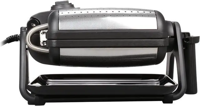 Alt view image 3 of 9 - Emeril by T-fal WM752851 Black WAFFLE & PANINI MAKER