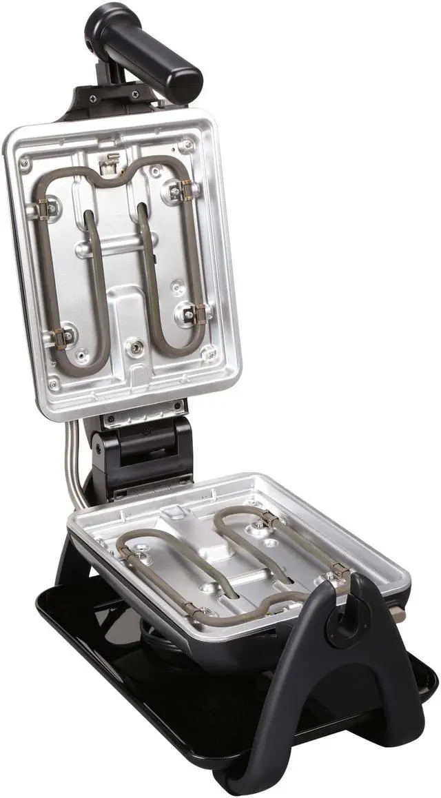 Alt view image 7 of 9 - Emeril by T-fal WM752851 Black WAFFLE & PANINI MAKER