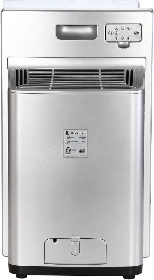 Alt view image 4 of 7 - Friedrich AP260 5-Stage Air Purifier (HEPA, Carbon, Plasma, Pre-filter, Multi-filter)