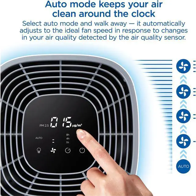 Alt view image 5 of 12 - Clorox 320 Large Room Air Purifier