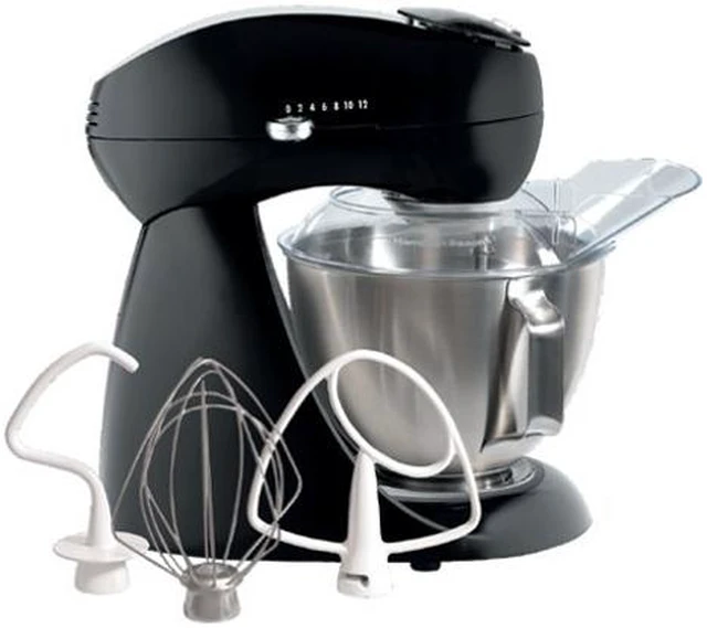 Main image of Hamilton Beach 63227N Eclectrics Licorice All-Metal Stand Mixer Black