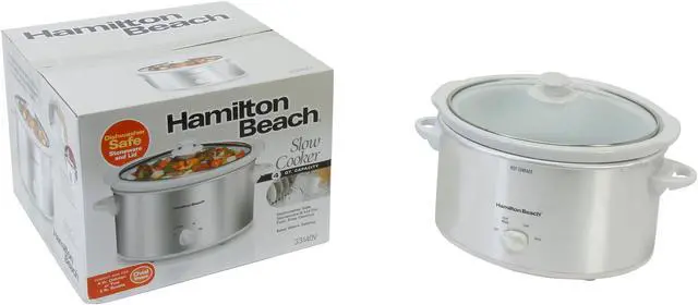 Alt view image 5 of 5 - Hamilton Beach 33140G Stainless Steel 4 Qt. Slow Cooker