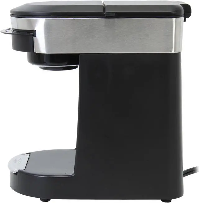 Alt view image 4 of 7 - Hamilton Beach 49970 Black/Steel Personal Cup One Cup Pod Brewer