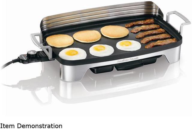 Best Buy: Hamilton Beach Premiere Cookware Electric Griddle Silver/Black  38541