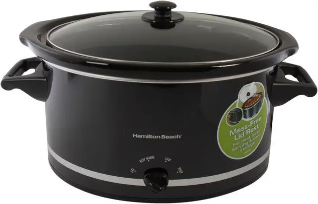 Alt view image 2 of 4 - Hamilton Beach® 8 Quart Slow Cooker with Lid Rest