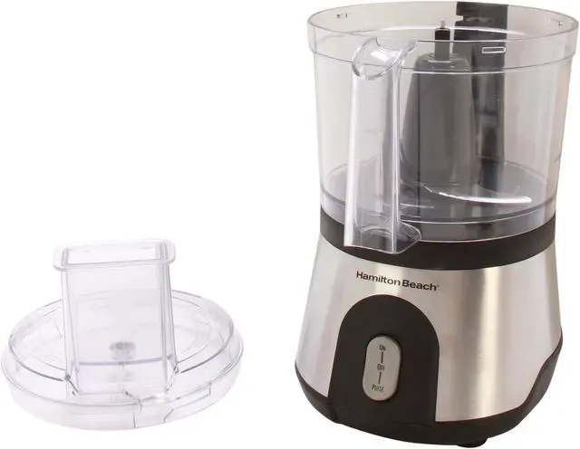 Alt view image 5 of 7 - Hamilton Beach 70760 10-Cup Food Processor with Compact Storage, Black & Stainless