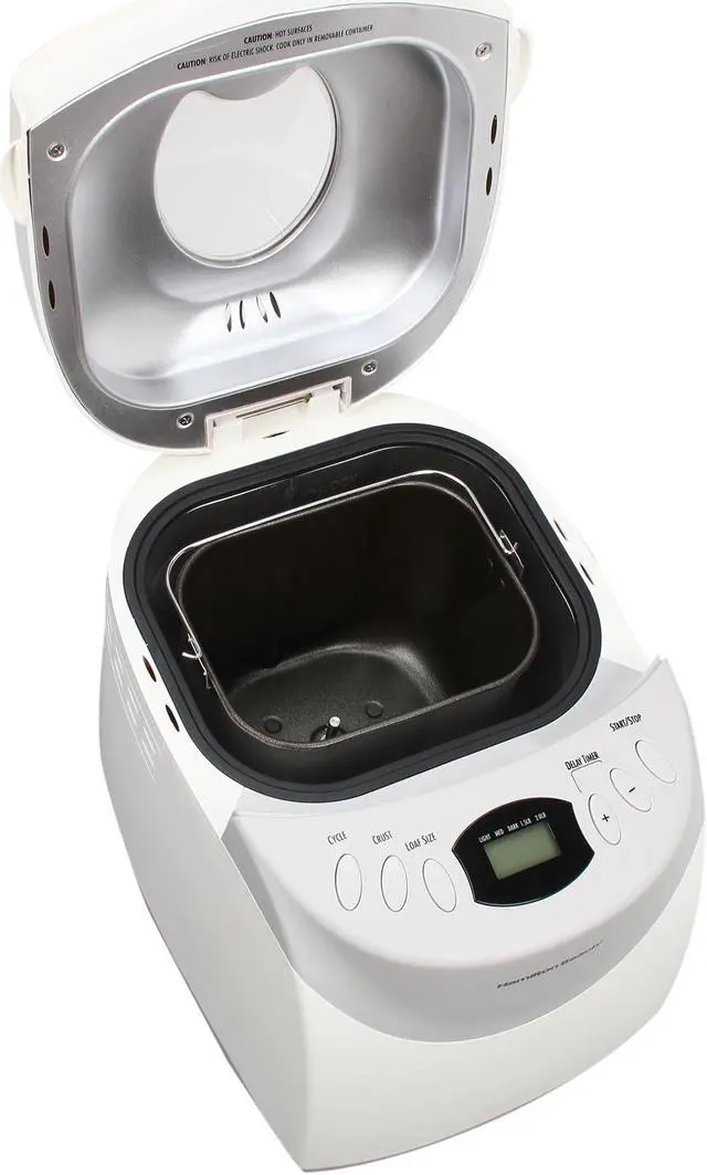 Alt view image 6 of 8 - Hamilton Beach 29881 HomeBaker 2 Lb. Bread Machine with Gluten-Free Setting