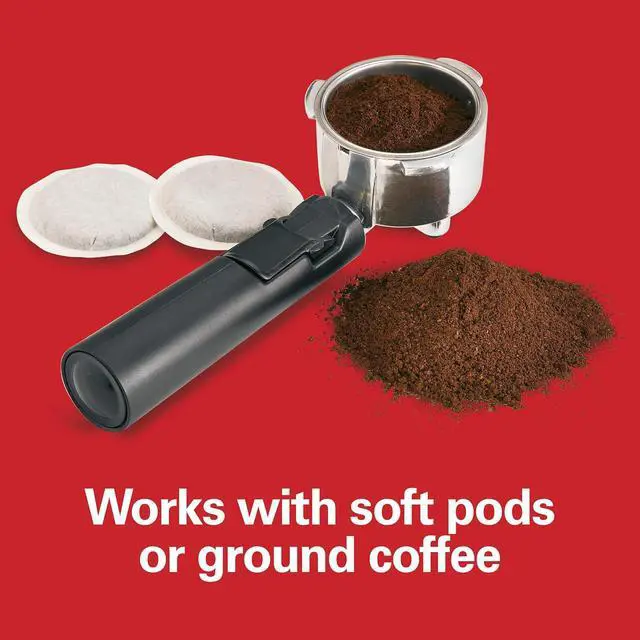 Alt view image 7 of 8 - Hamilton Beach 40715 Espresso Maker