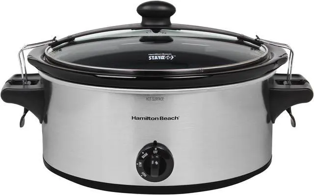 Alt view image 2 of 6 - Hamilton Beach Stay or Go® 6 Quart Slow Cooker (MODEL: 33262G)