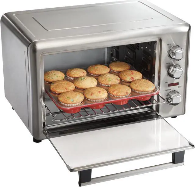 Alt view image 8 of 12 - Hamilton Beach 31103 Countertop Oven with Convection & Rotisserie