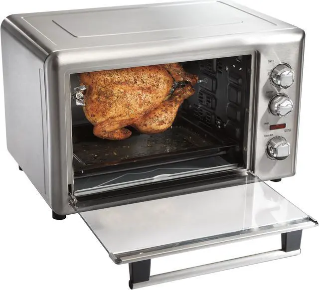 Alt view image 9 of 12 - Hamilton Beach 31103 Countertop Oven with Convection & Rotisserie