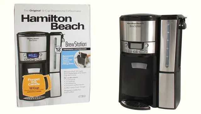 Alt view image 7 of 7 - Hamilton Beach 12-Cup BrewStation Dispensing Drip Coffeemaker 47950