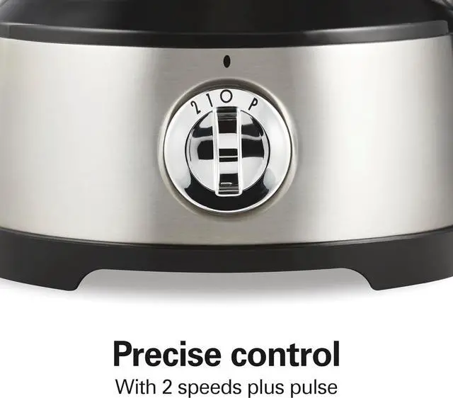Alt view image 5 of 8 - Hamilton Beach Food Processor & Vegetable Chopper for Slicing, Shredding, Mincing, and Puree, 10 Cups + Easy Clean Bowl Scraper, Black and Stainless Steel (70730)