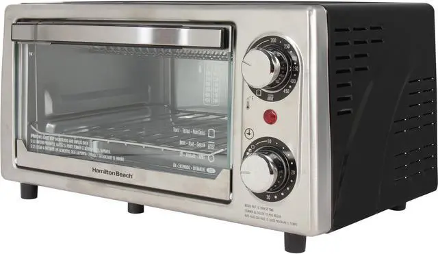 Main image of Hamilton Beach 31137 Stainless Steel 4 Slice Toaster Oven