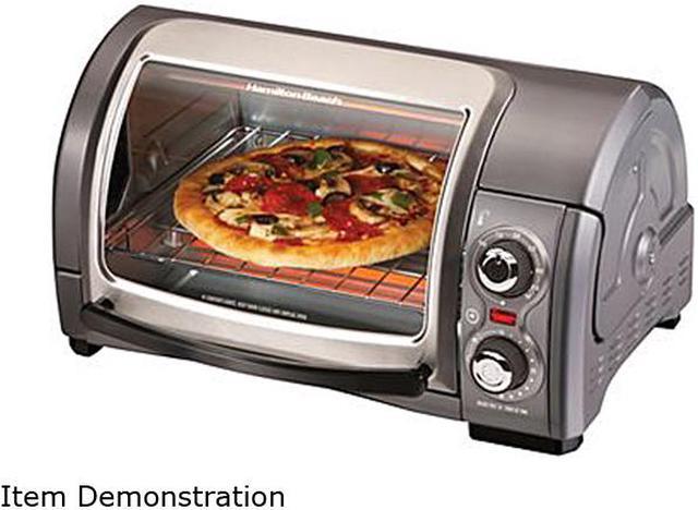 Hamilton Beach 4 Slice Easy Reach Oven - Gray 31334