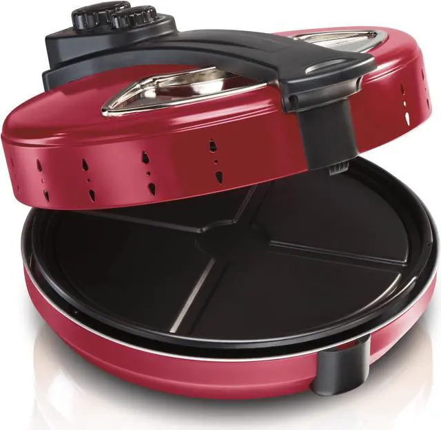 Alt view image 2 of 5 - Hamilton Beach 31700 Pizza Maker, Red