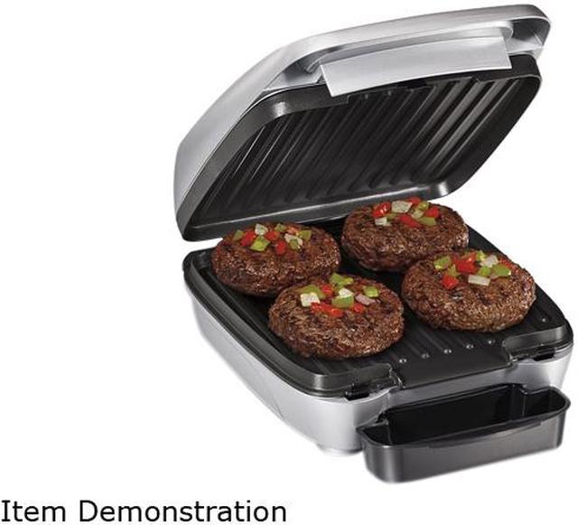 Hamilton beach grill 2024 with removable plates