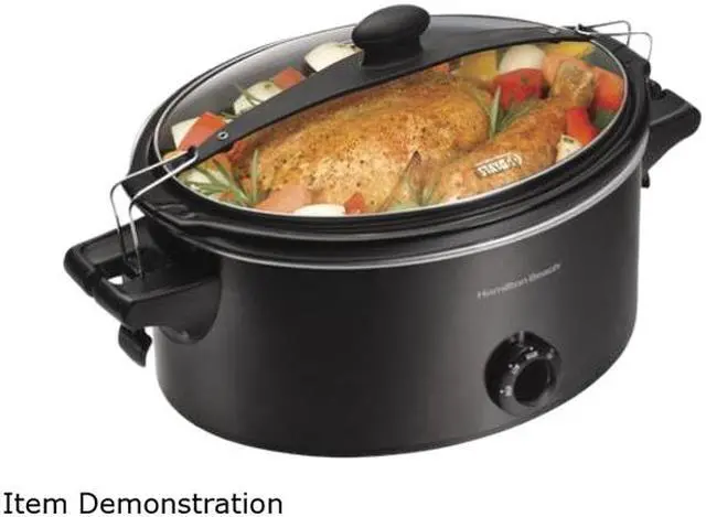 Alt view image 2 of 2 - Hamilton Beach 33261 6 Quart Stay or Go Slow Cooker, Black