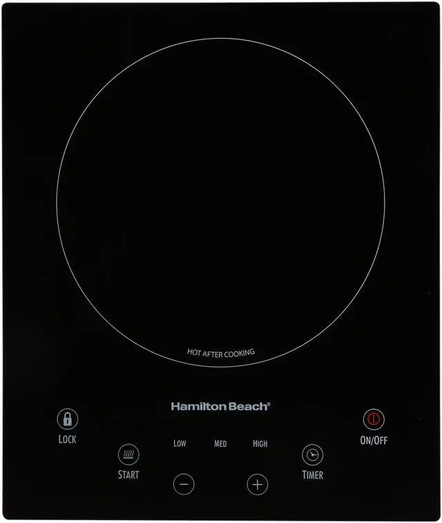 Alt view image 7 of 10 - Hamilton Beach 34102 Portable Induction Cooktop