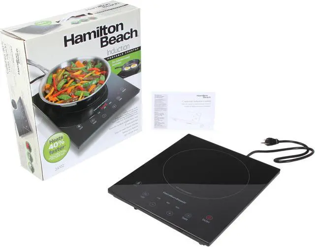 Alt view image 10 of 10 - Hamilton Beach 34102 Portable Induction Cooktop