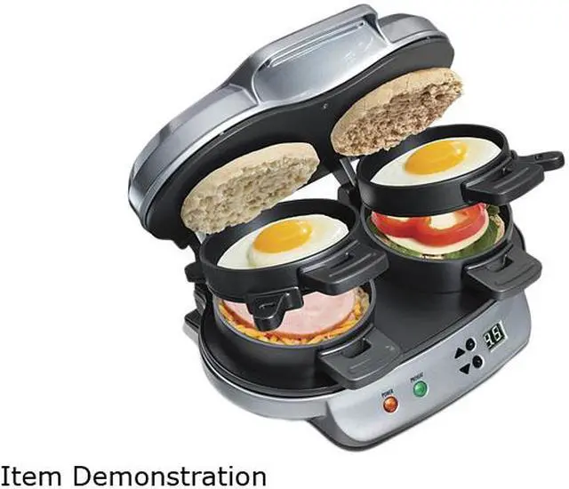 Alt view image 4 of 5 - Hamilton Beach Breakfast Sandwich Maker Combo