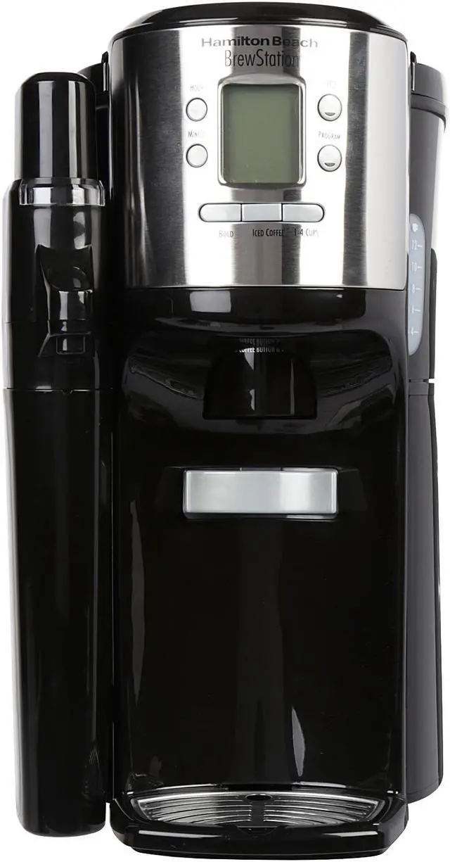 Alt view image 2 of 7 - Hamilton Beach 49150 Black BrewStation 12 Cups Programmable Dispensing Coffeemaker