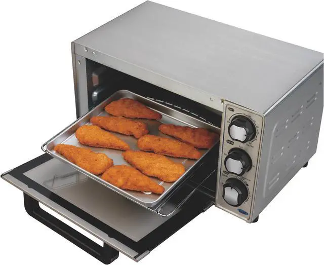 Alt view image 4 of 5 - Hamilton Beach 31401 Silver Stainless Steel 4 Slice Toaster Oven Broiler