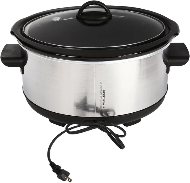 Alt view image 4 of 8 - Hamilton Beach 33958A Stainless Steel 5 Qt. New Set n Forget Slow Cooker with Probe