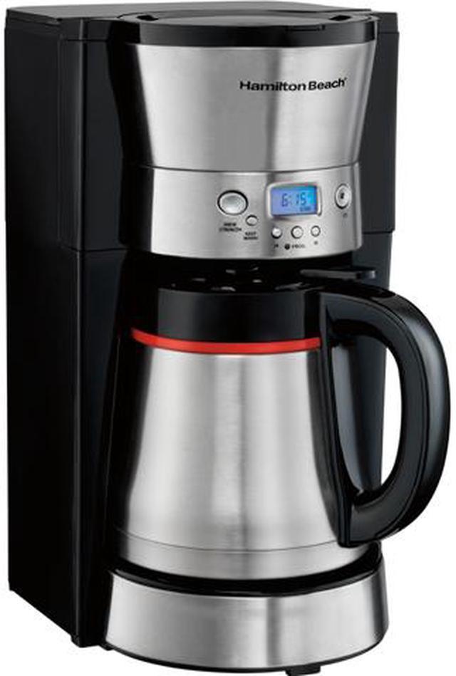 Hamilton Beach Programmable 10 Cup Thermal Coffee Maker - Black