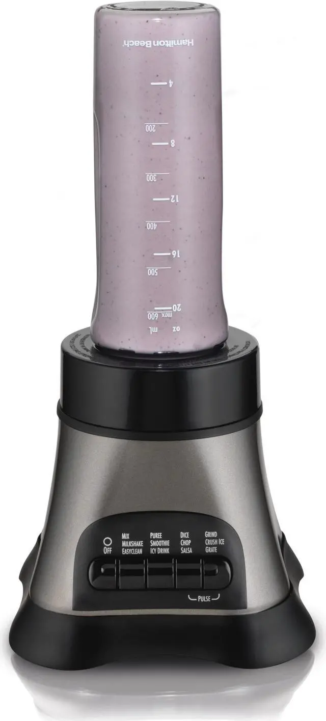 Alt view image 4 of 7 - Hamilton Beach Wave Crusher® Blender with Blend-in Travel Jar 58161