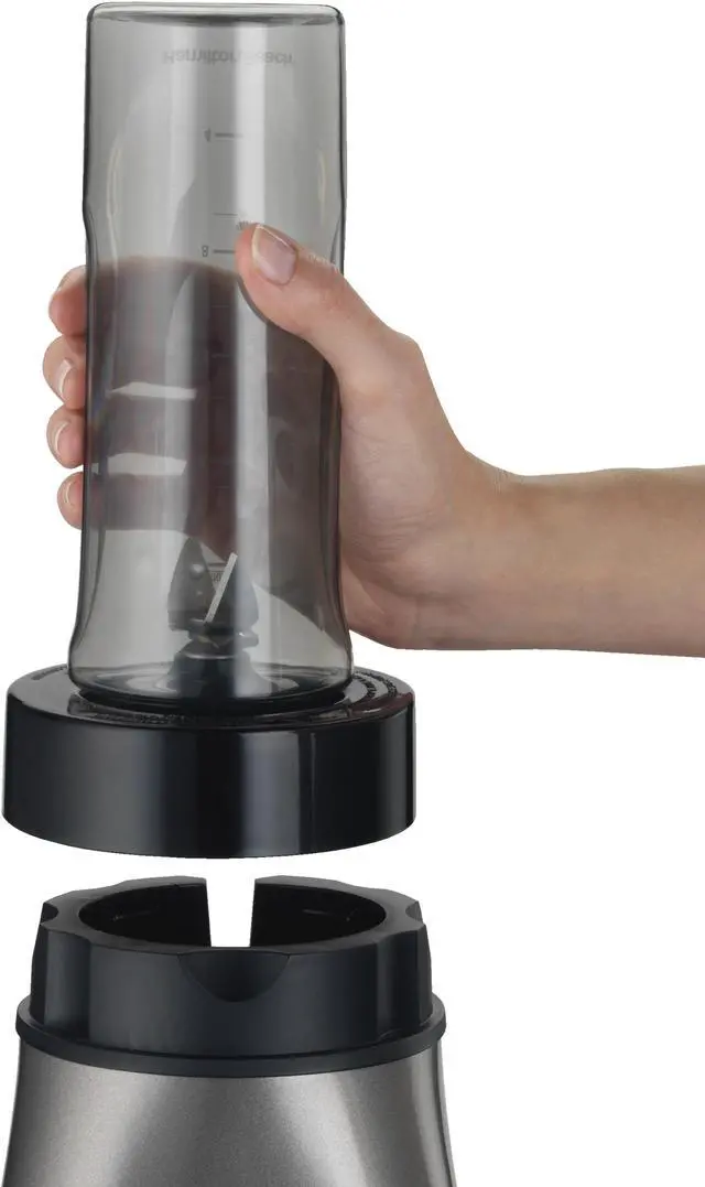 Alt view image 5 of 7 - Hamilton Beach Wave Crusher® Blender with Blend-in Travel Jar 58161