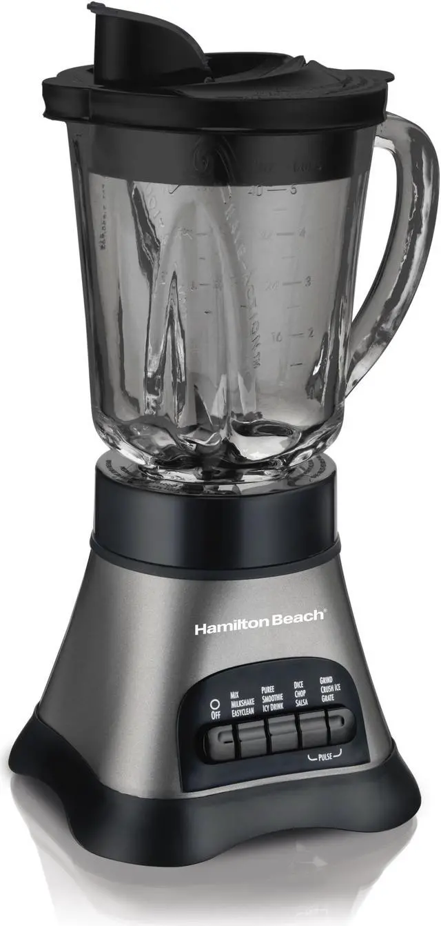 Alt view image 6 of 7 - Hamilton Beach Wave Crusher® Blender with Blend-in Travel Jar 58161