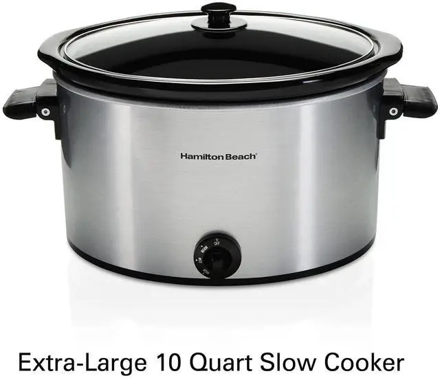 Alt view image 2 of 4 - Hamilton Beach 10 Quart Slow Cooker (33190FG)