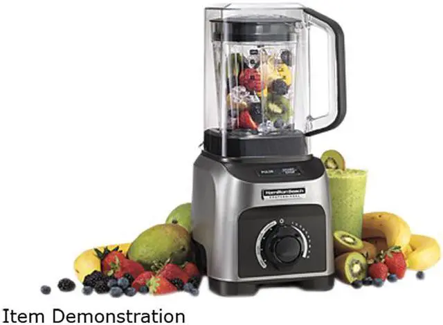 Alt view image 8 of 11 - Hamilton Beach 58870 Professional 1500W Quiet Shield Blender with 32 oz. BPA-free Jar & 4 Programs, Silver