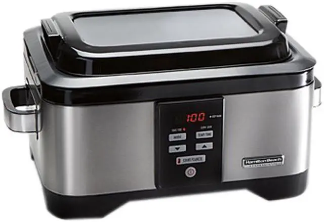 Alt view image 2 of 7 - Hamilton Beach 33970 Professional Sous Vide and 6 Qt. Slow Cooker