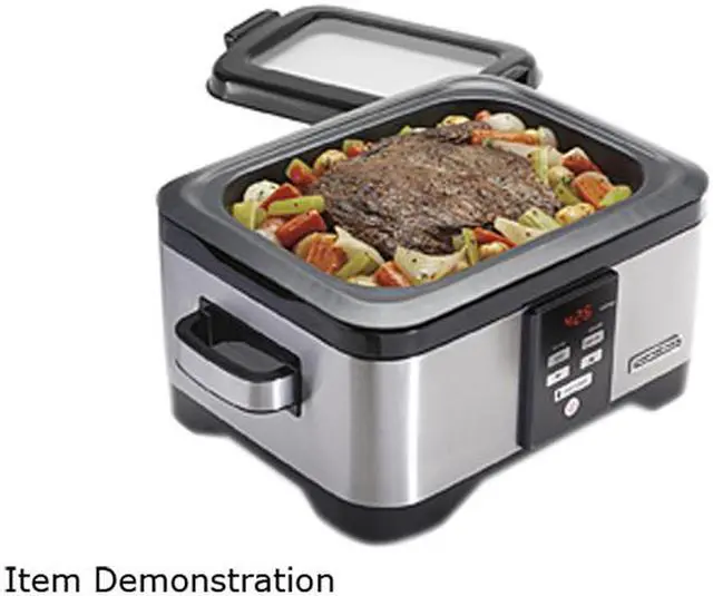 Alt view image 5 of 7 - Hamilton Beach 33970 Professional Sous Vide and 6 Qt. Slow Cooker